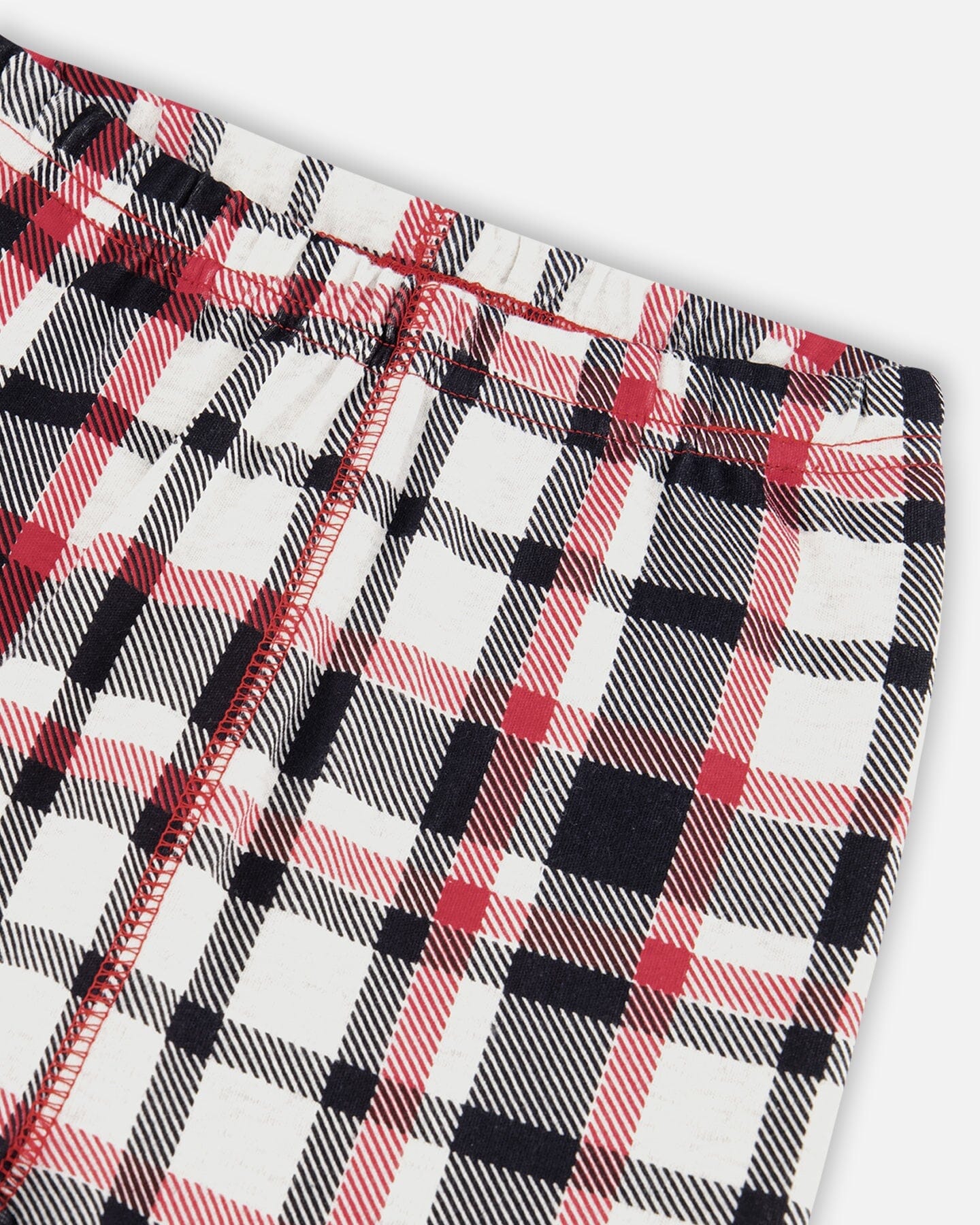 Organic Cotton Printed Dogs Two Piece Pajama Set Oatmeal Mix-4