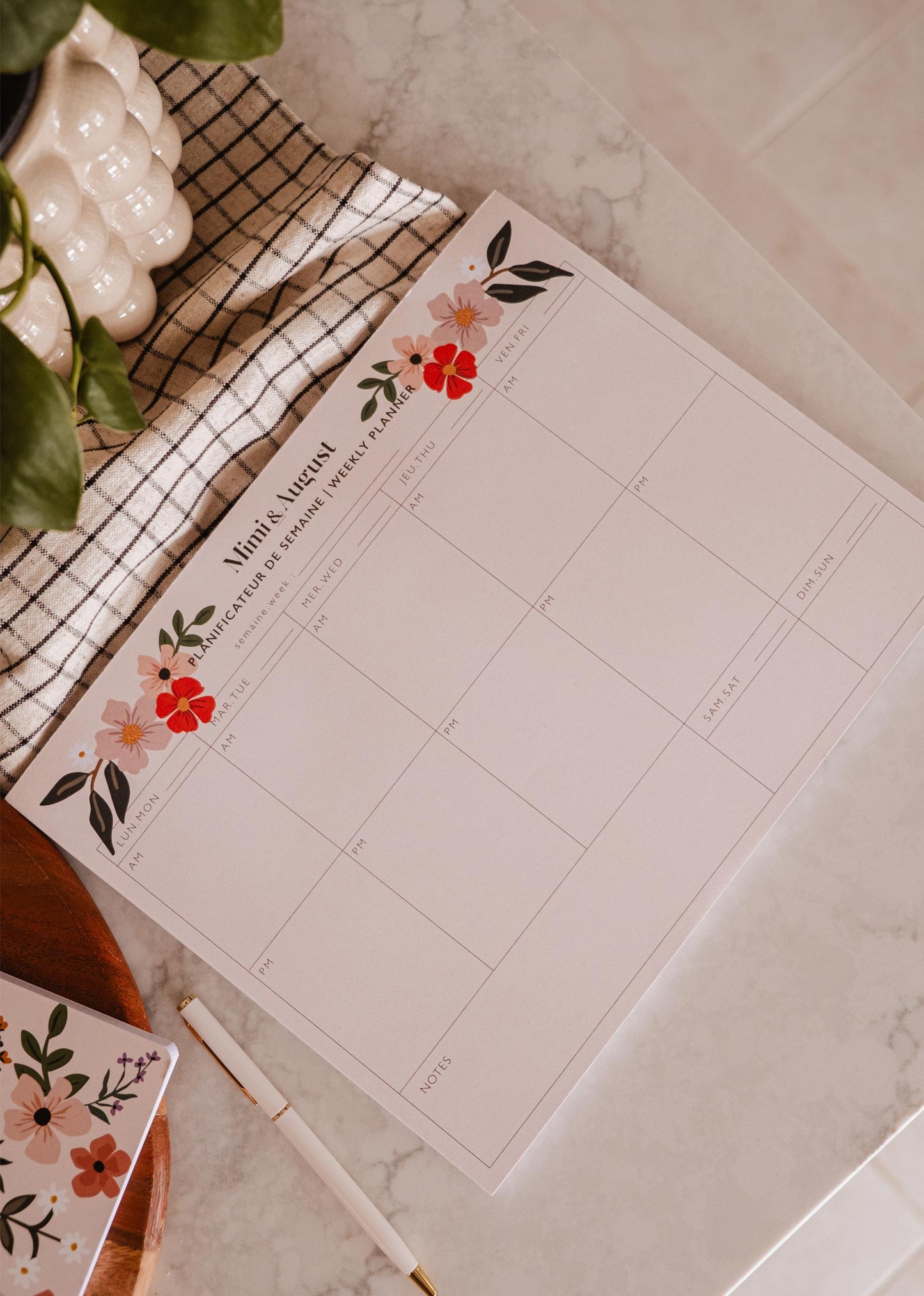 Flower Bomb - Weekly Planner