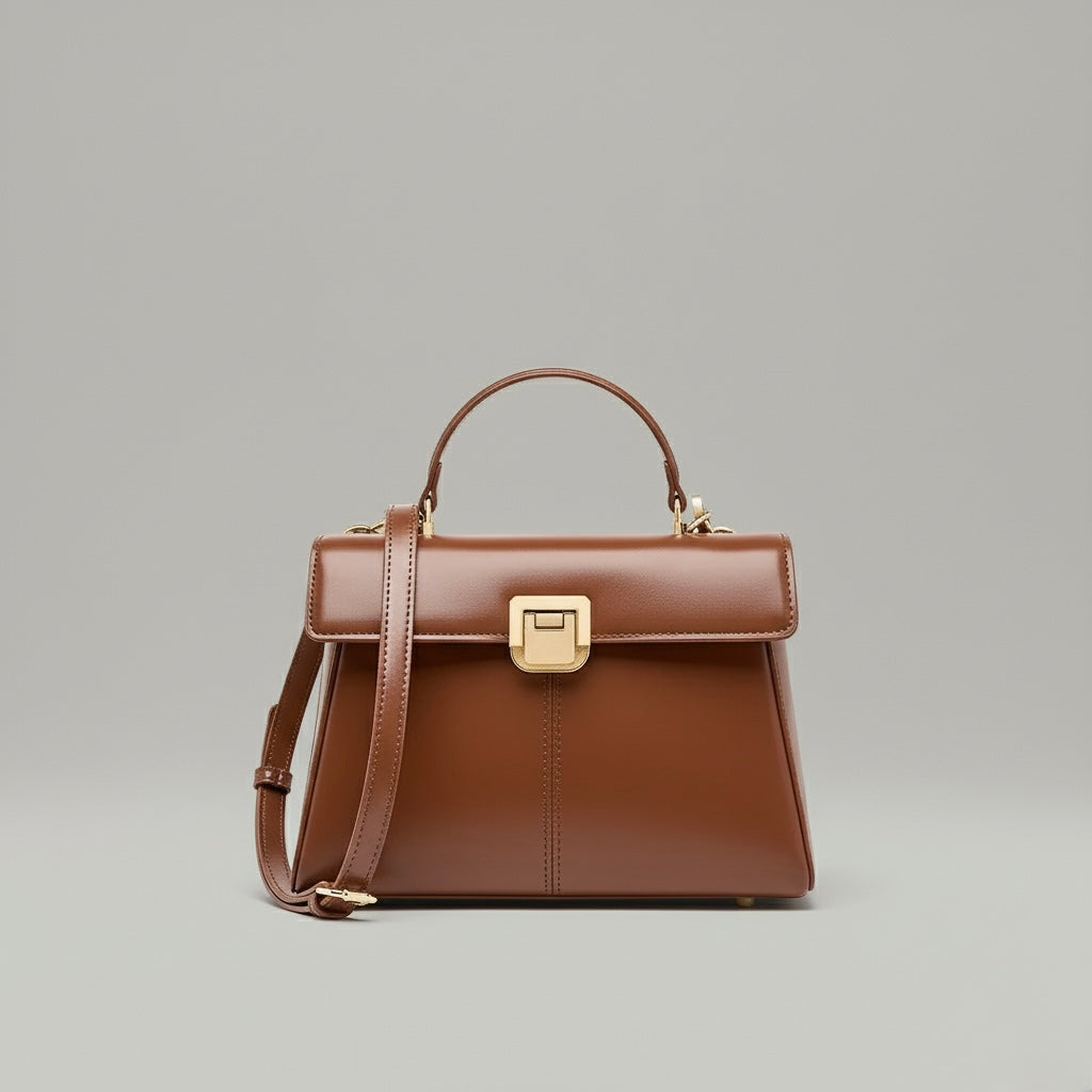 Lumis Leather Bag – Luxury Cowhide Leather Handbag for Timeless Elegance