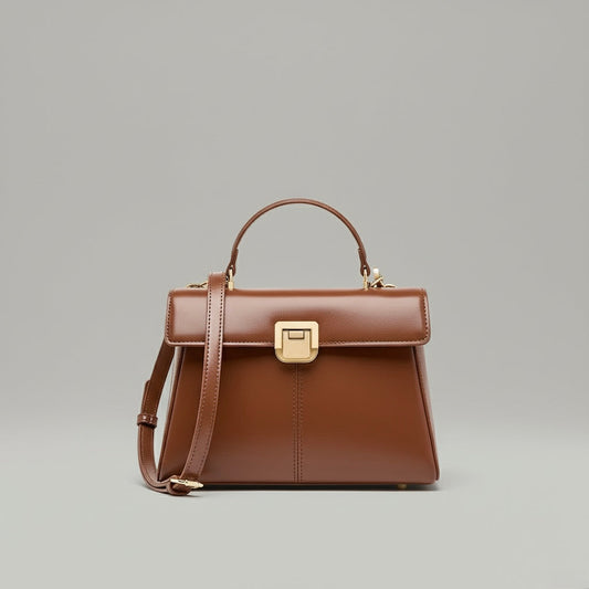 Lumis Leather Bag – Luxury Cowhide Leather Handbag for Timeless Elegance