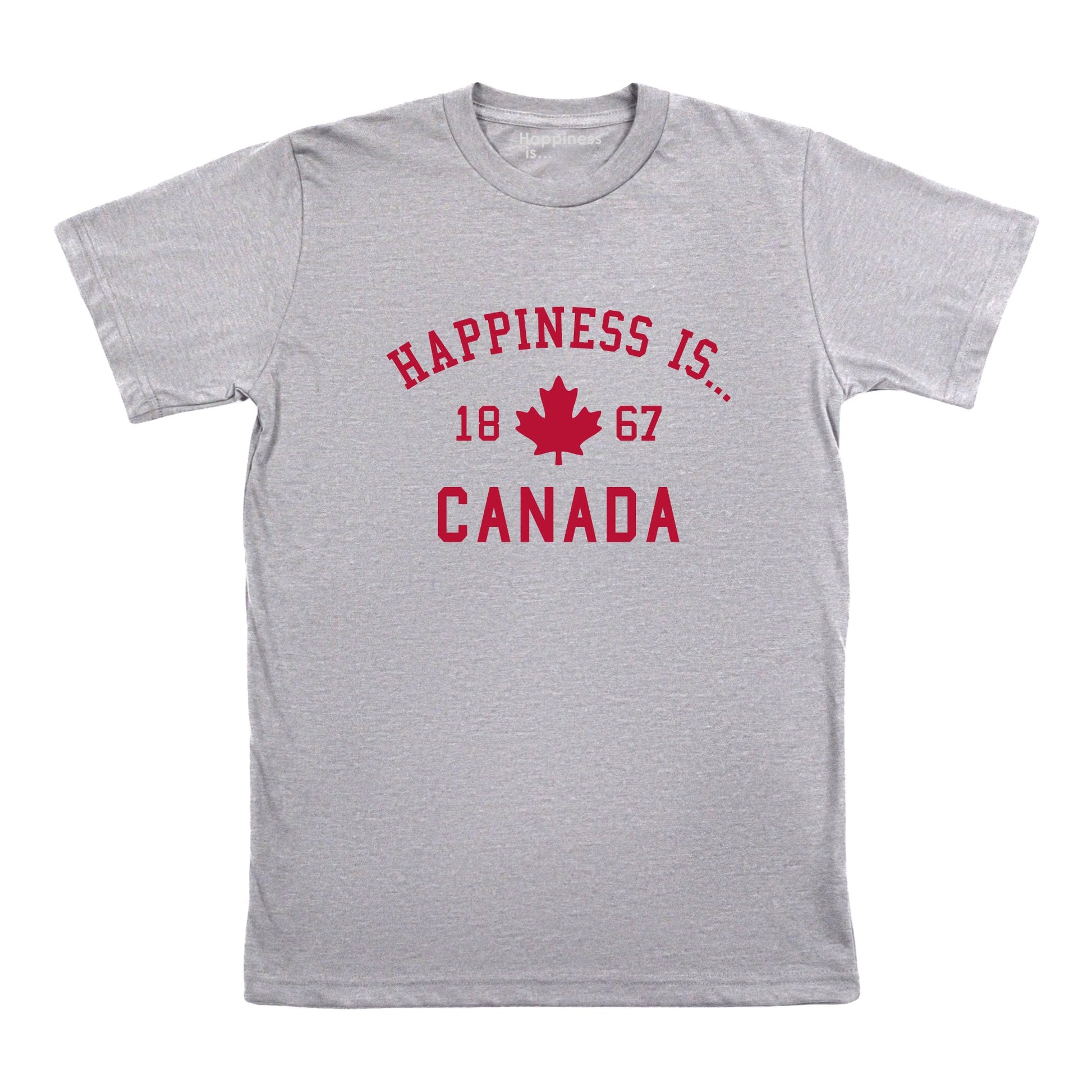 Men's Canada 1867 T-shirt, Heather Grey-0