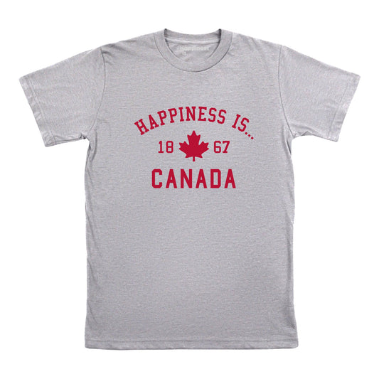Men's Canada 1867 T-shirt, Heather Grey-0