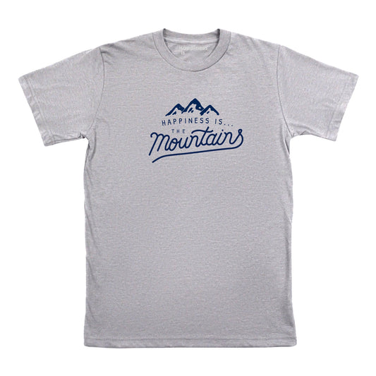 Men's Mountains T-shirt, Heather Grey-0