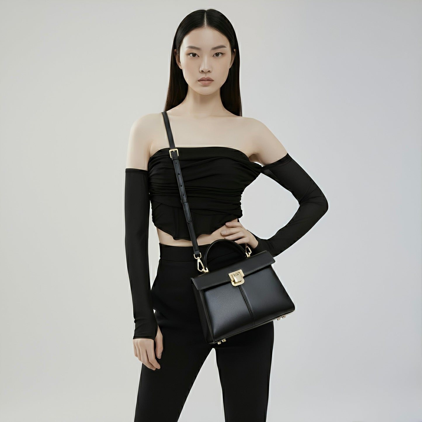 Lumis Leather Bag – Luxury Cowhide Leather Handbag for Timeless Elegance