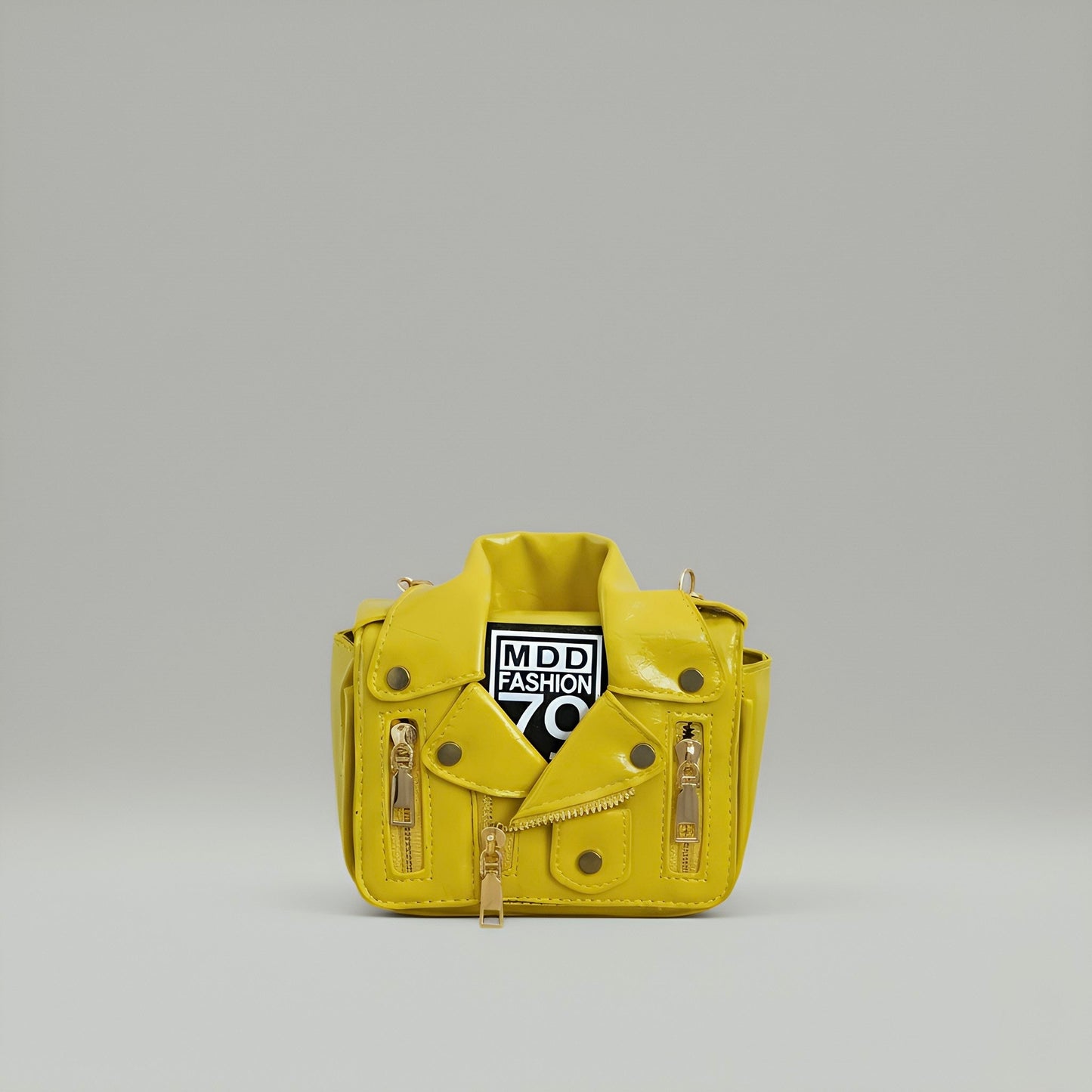 NOVA Mini Leather Crossbody Bag with Chain Strap