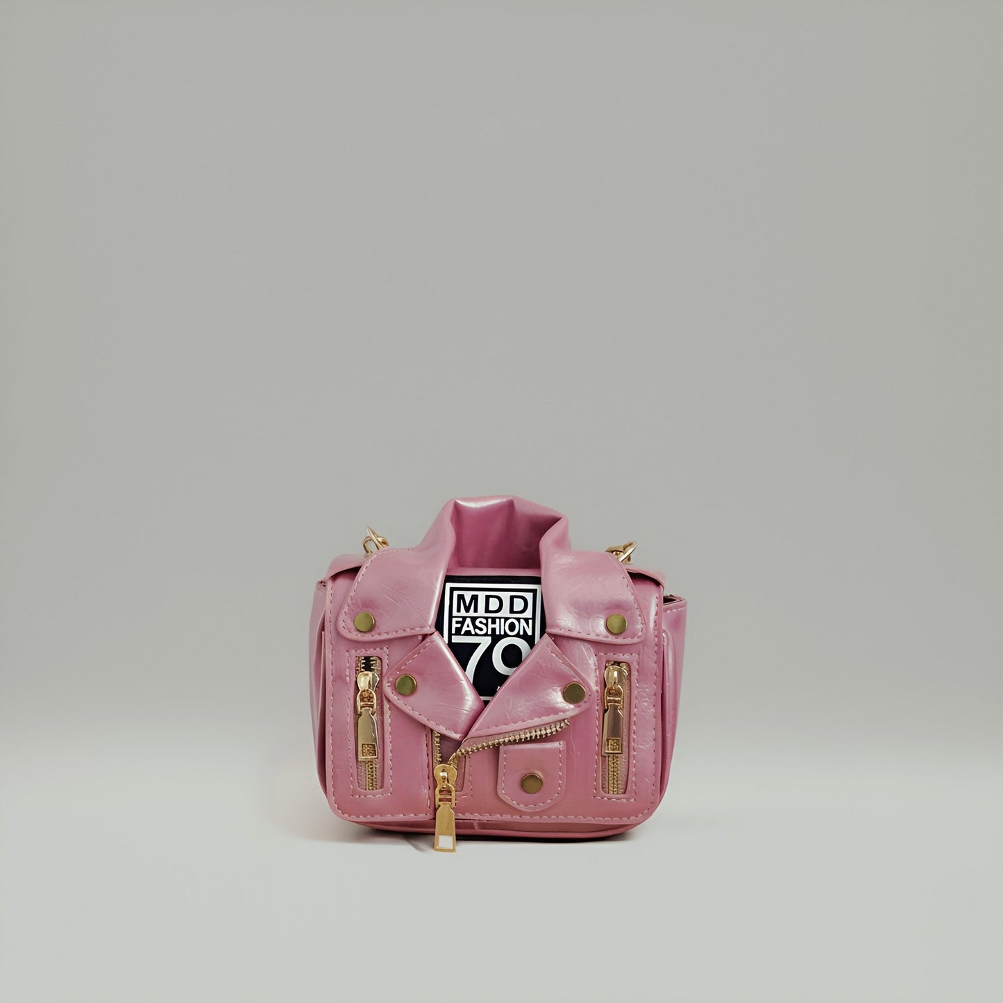 NOVA Mini Leather Crossbody Bag with Chain Strap