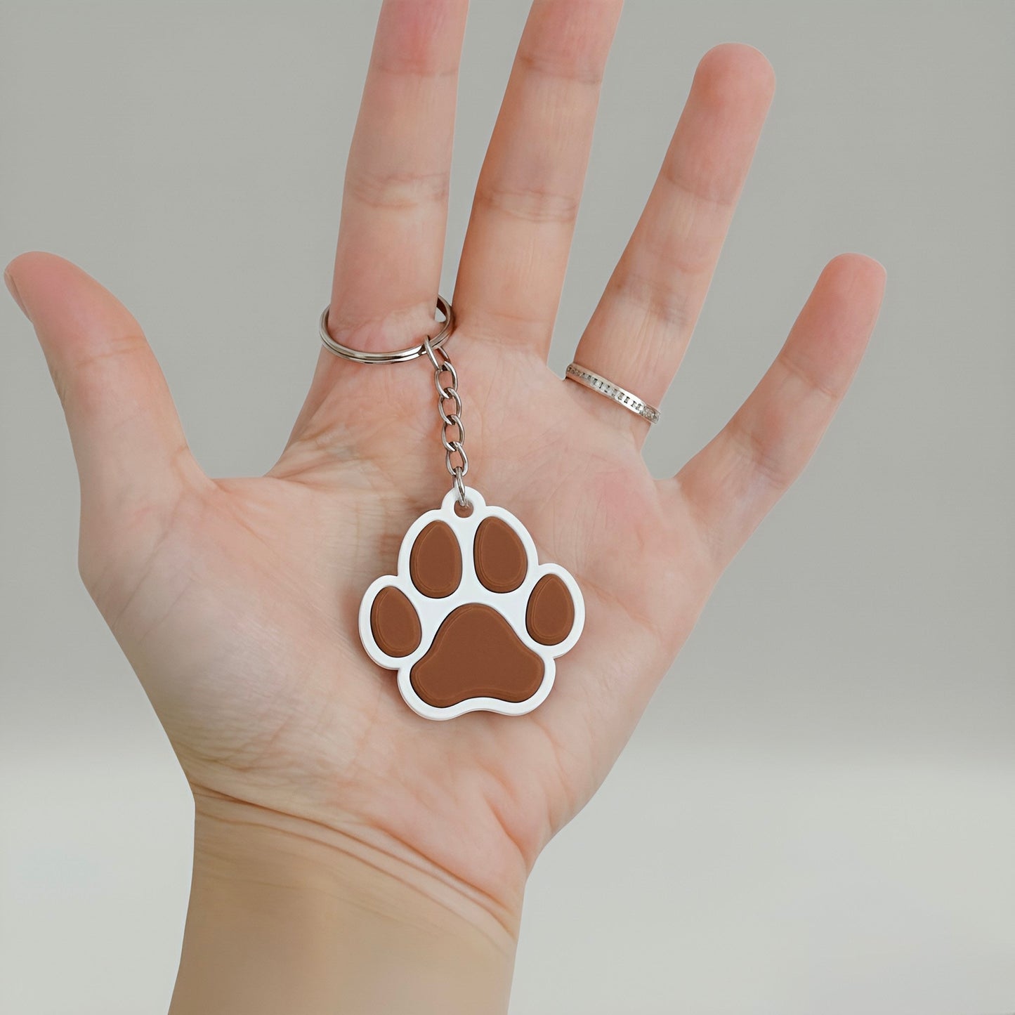 Paw-Shaped NFC bag charm | Smart Dog Paw Bag Charm | Custom Pet Gift