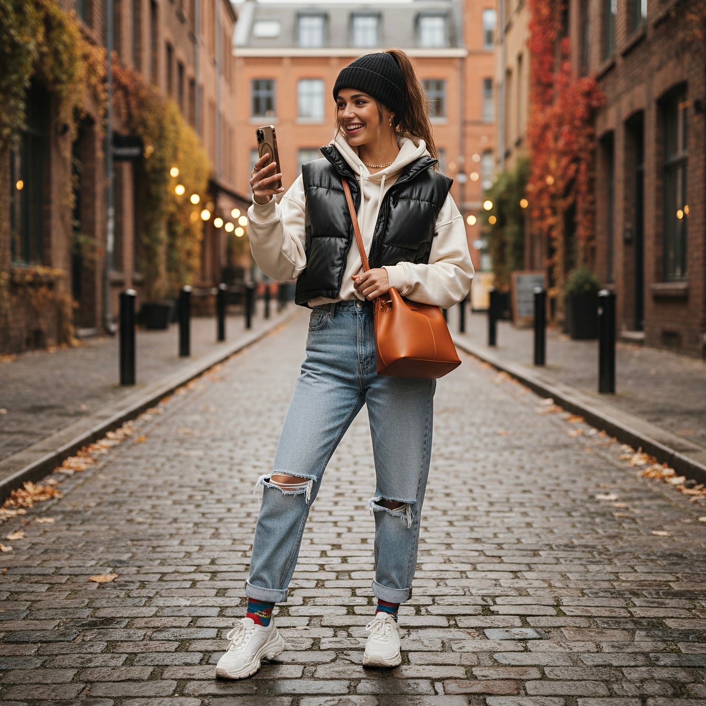 Luna bag by Rotta - Bucket bag vegan leather