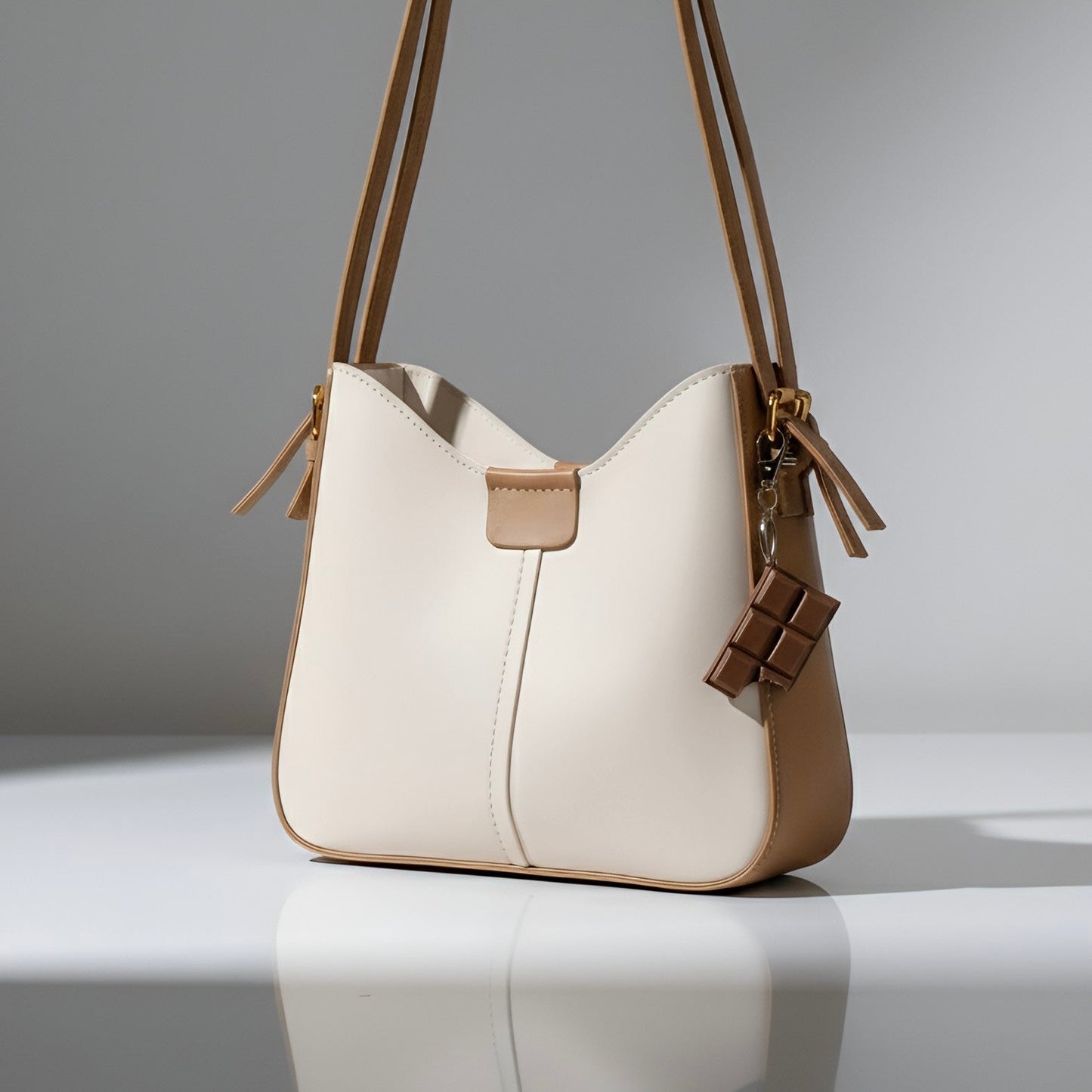 Chocolate Bar Bag Charm with NFC