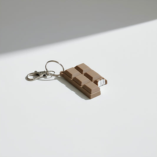 Chocolate Bar Bag Charm with NFC