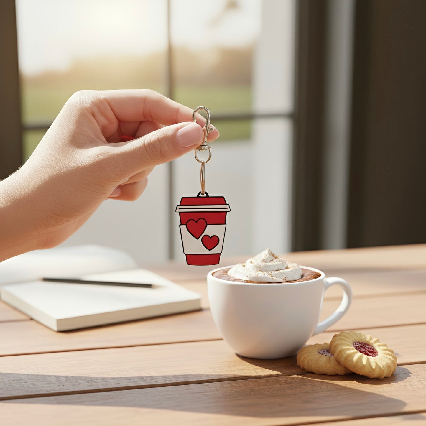 Coffee Cup Bag charm – Charm for Coffee Lovers