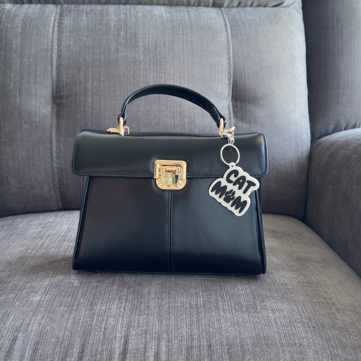 Cat Mom Bag Charm – Color Customization