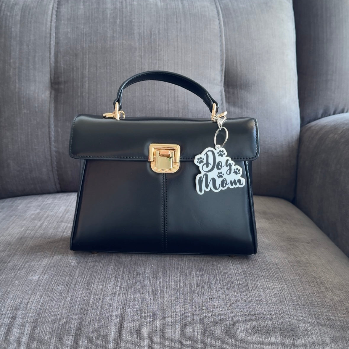 Custom Dog Mom bag Charm