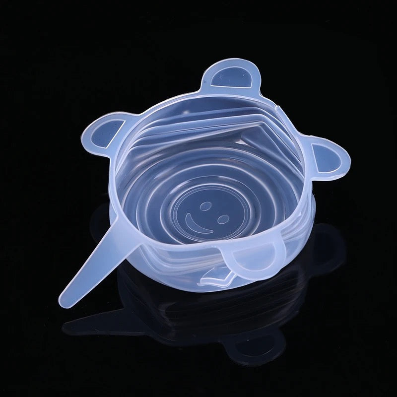 Eco-Friendly Reusable Silicone Stretch Food & Dish Covers – Set of 6-3