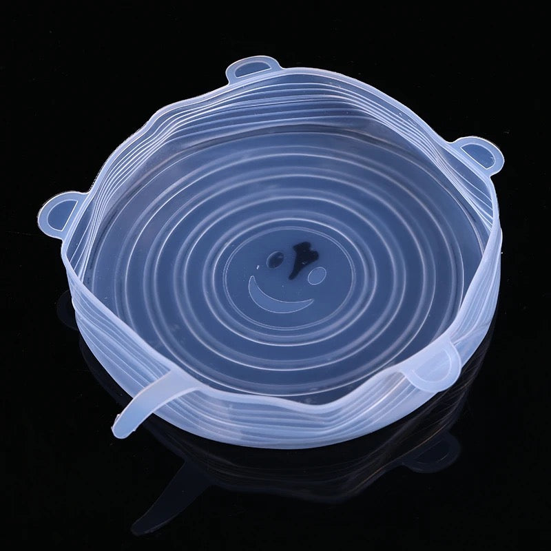 Eco-Friendly Reusable Silicone Stretch Food & Dish Covers – Set of 6-4