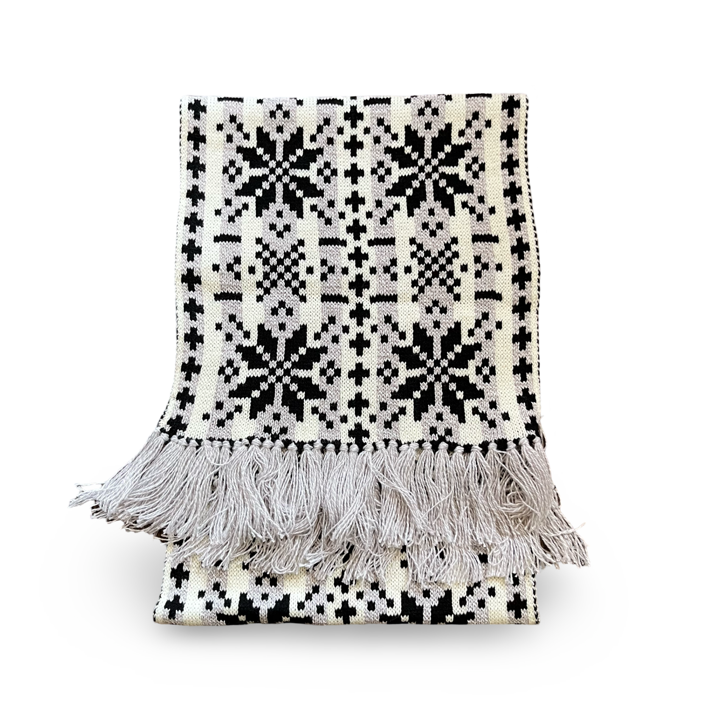 Nordic Winter Scarf - Warm - Asenka - Creme - Unisex-0