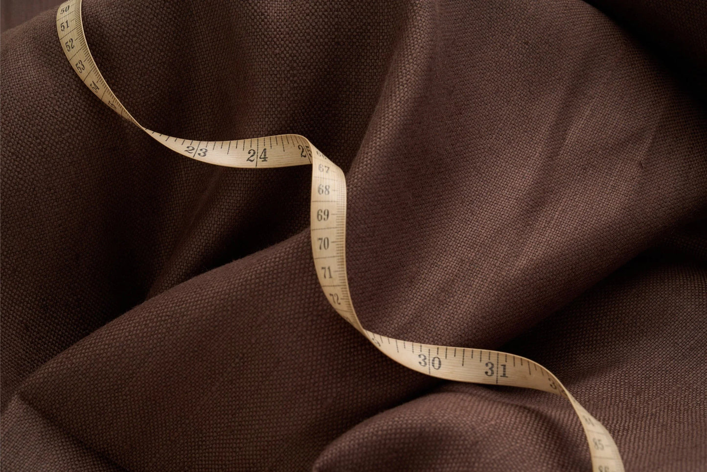 Organic Hemp Fabric - Burgundy Brown | 240gsm | 147cm | Curtains, Upholstery & More-3