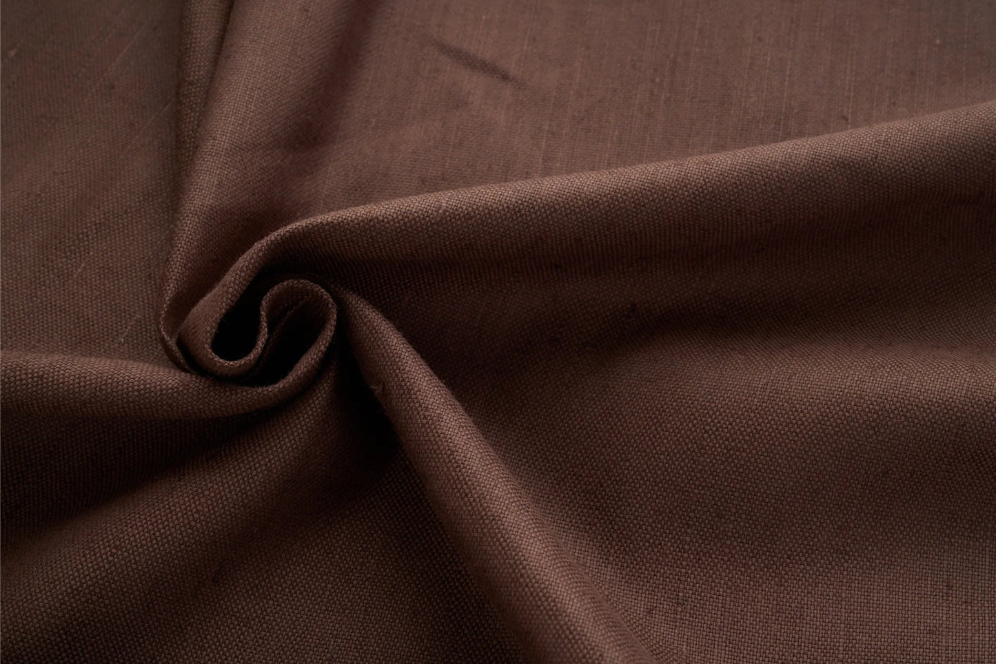 Organic Hemp Fabric - Burgundy Brown | 240gsm | 147cm | Curtains, Upholstery & More-1