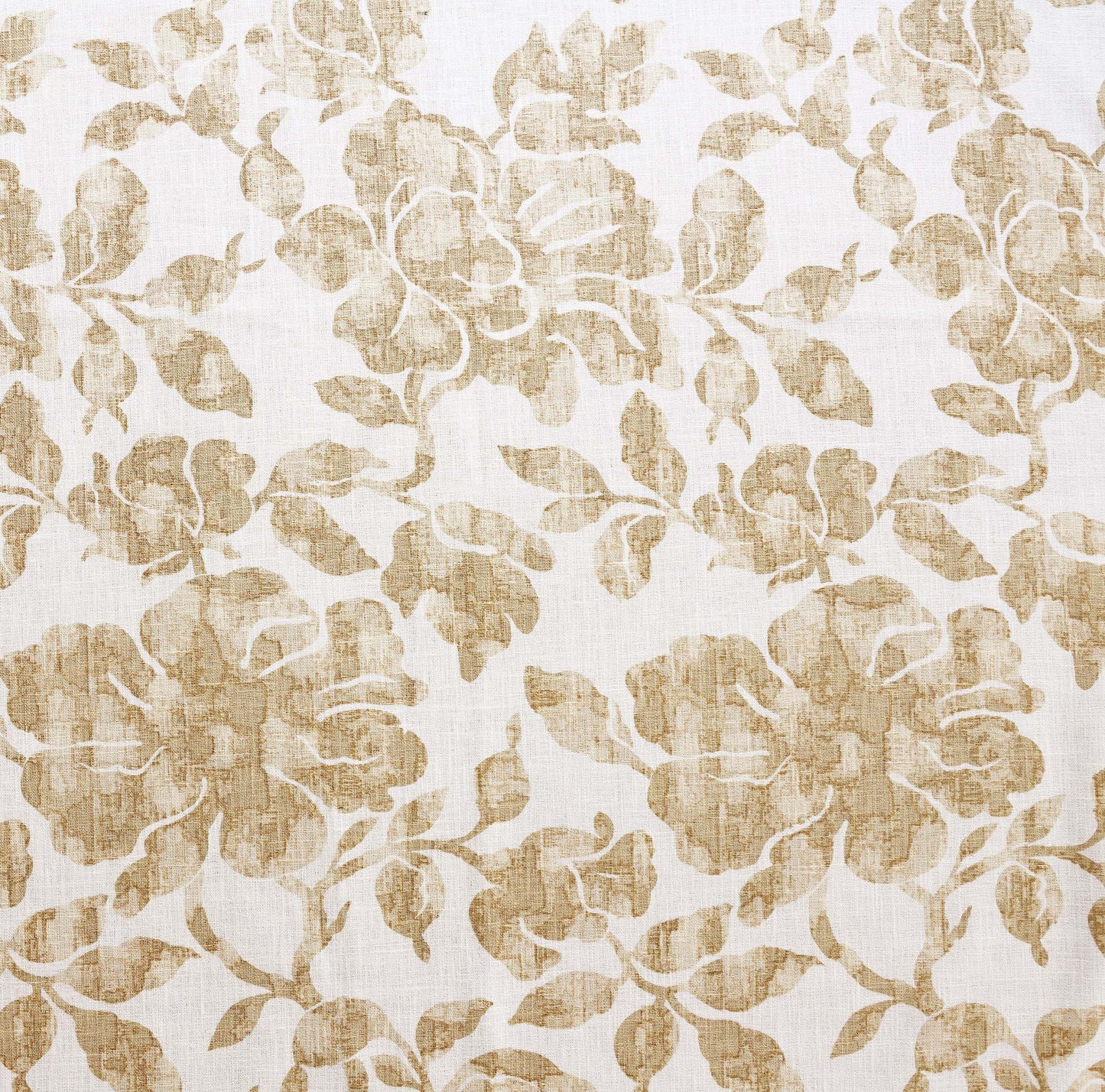 Floral Print Linen Fabric | 5 Colourways | Medium Weight |  Curtains, Blinds & Crafts | By the Metre-3