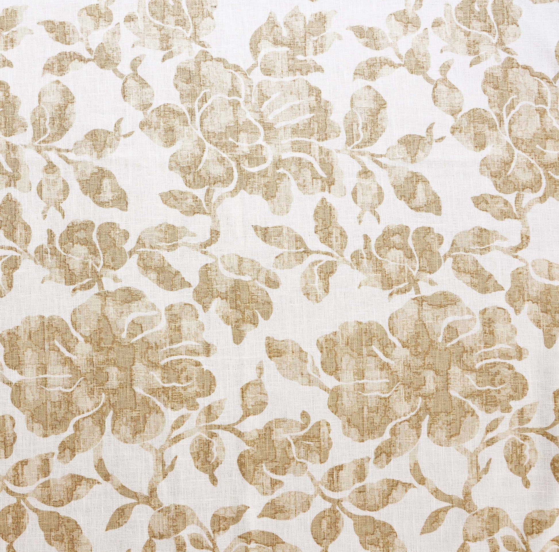 Floral Print Linen Fabric | 5 Colourways | Medium Weight |  Curtains, Blinds & Crafts | By the Metre-3