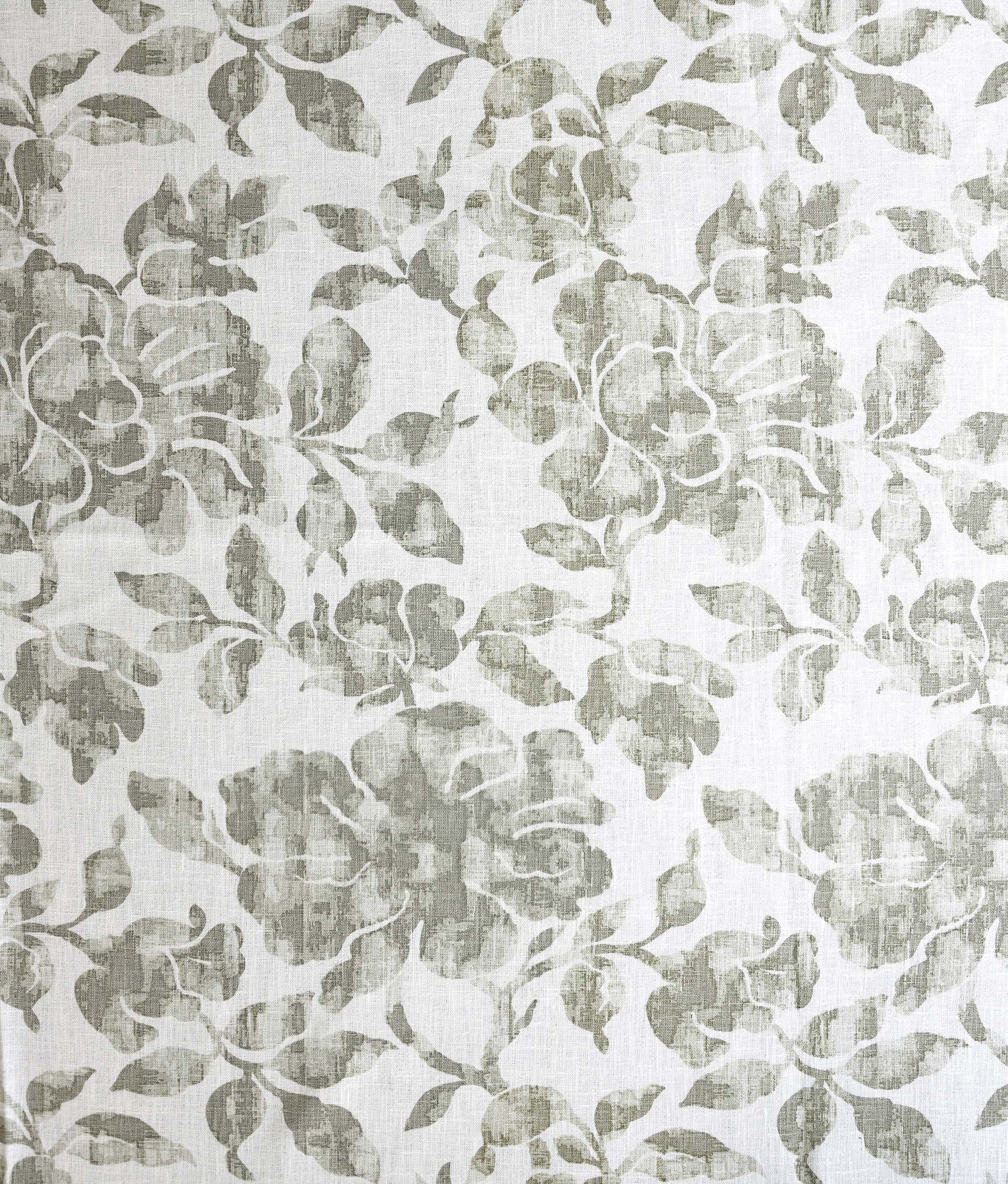 Floral Print Linen Fabric | 5 Colourways | Medium Weight |  Curtains, Blinds & Crafts | By the Metre-2