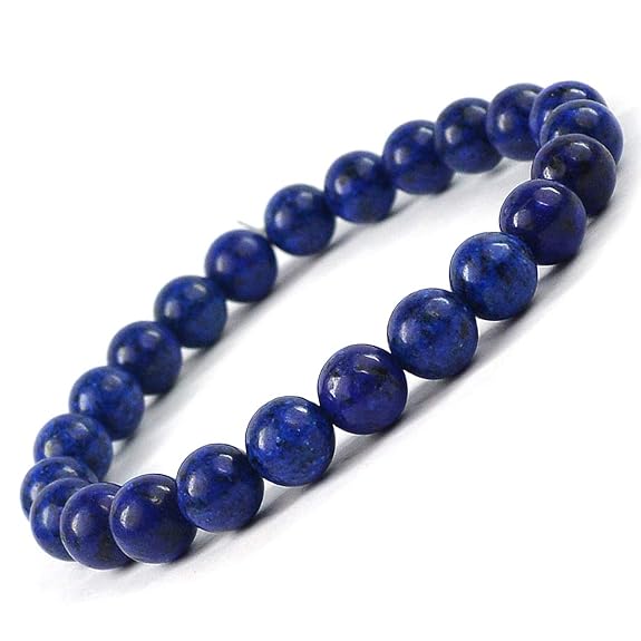 Lapis Lazuli Bracelet (8 mm Beads)-0