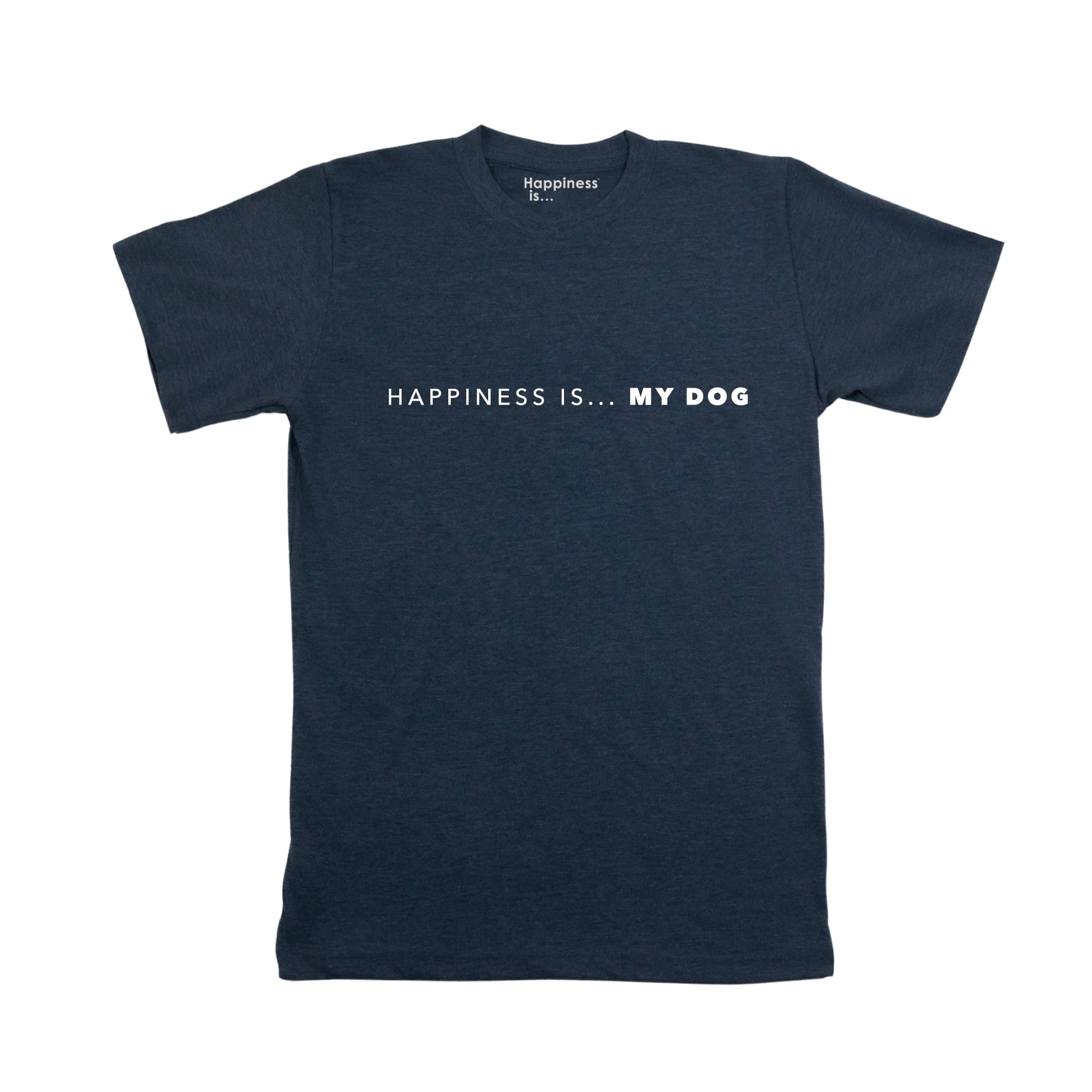 Men's My Dog T-Shirt, Heather Navy-0