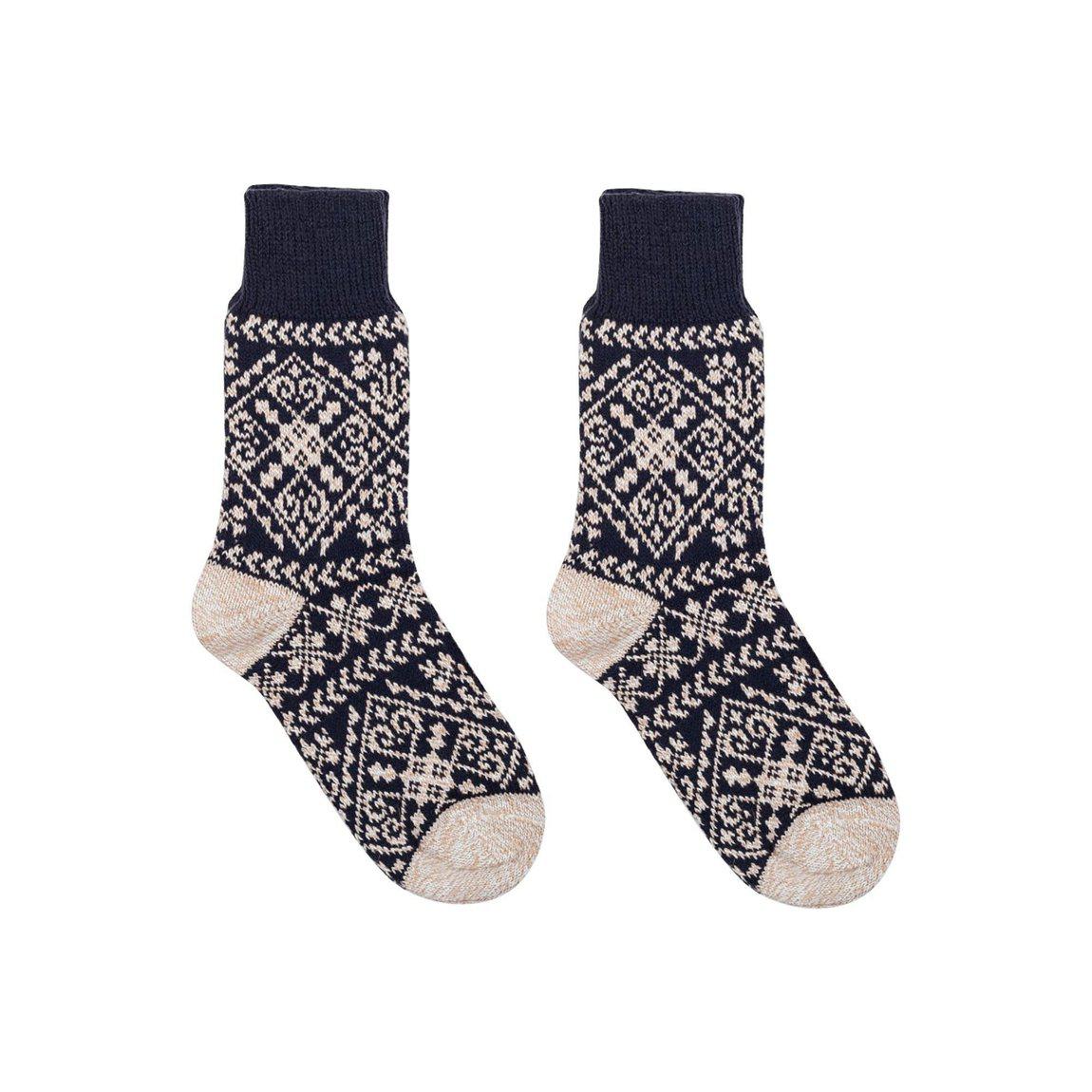 Nordic Socks Soft COZY™  Warm (Zelta - Navy)  - Unisex-0