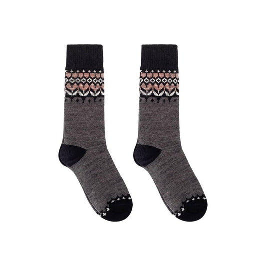 Nordic Socks Merino Wool in PERFORM™ (Jorunn - Charcoal) - Unisex-0