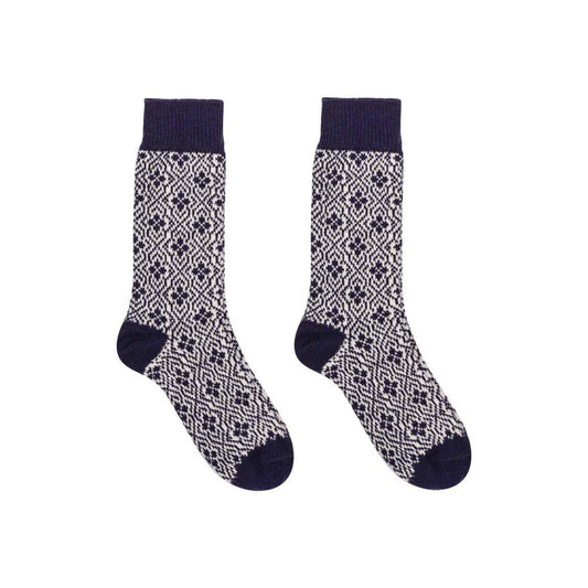 Nordic Socks Merino Wool in PERFORM™ (Ulf - Navy) - Unisex-0