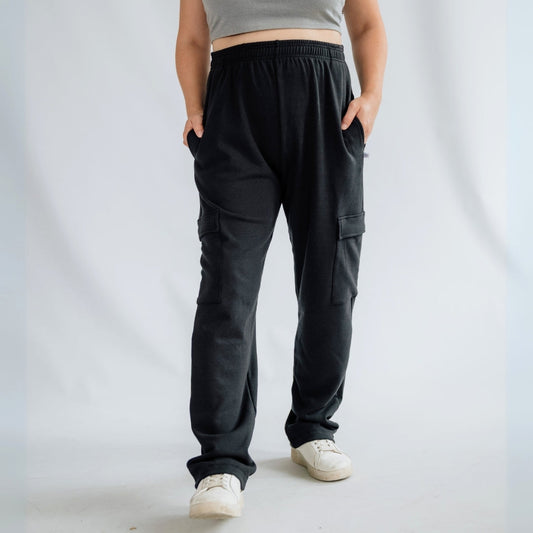 Ladies' Bamboo Fleece Cargo Pants-0