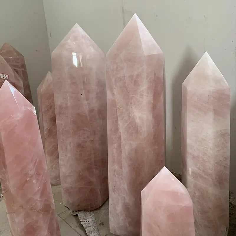 Rose Quartz Tower Point-1