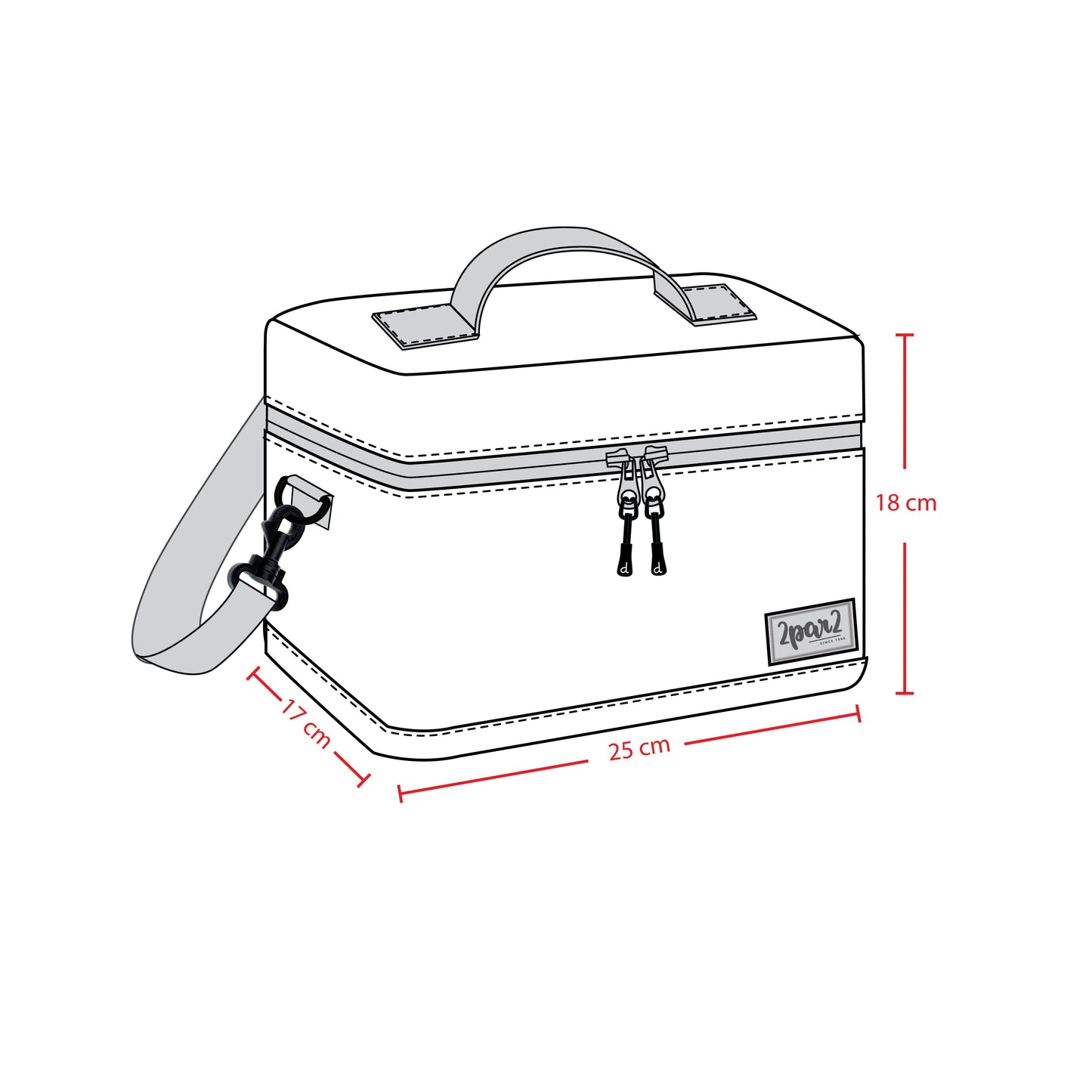 Lunch Box Lilac Cat Print-3