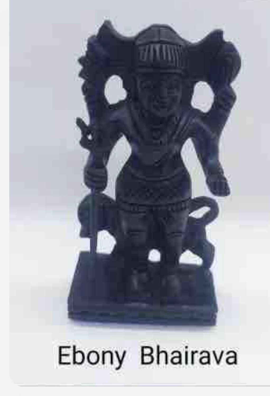 Karungali/Ebony Bhairav Idol-0
