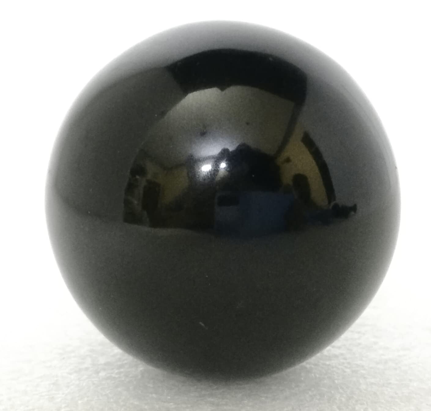 Black Tourmaline Gemstone Sphere-1