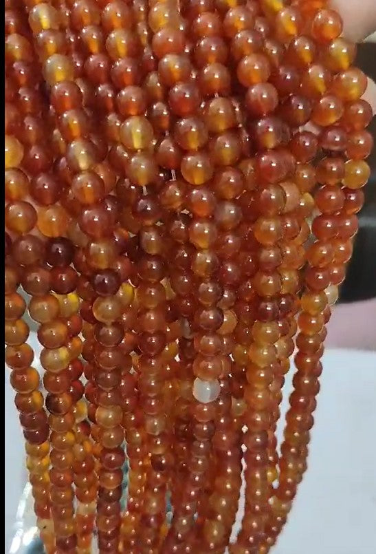 Carnelian Gemstone Beads-0