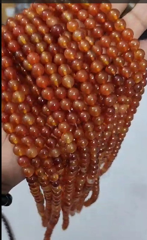 Carnelian Gemstone Beads-1