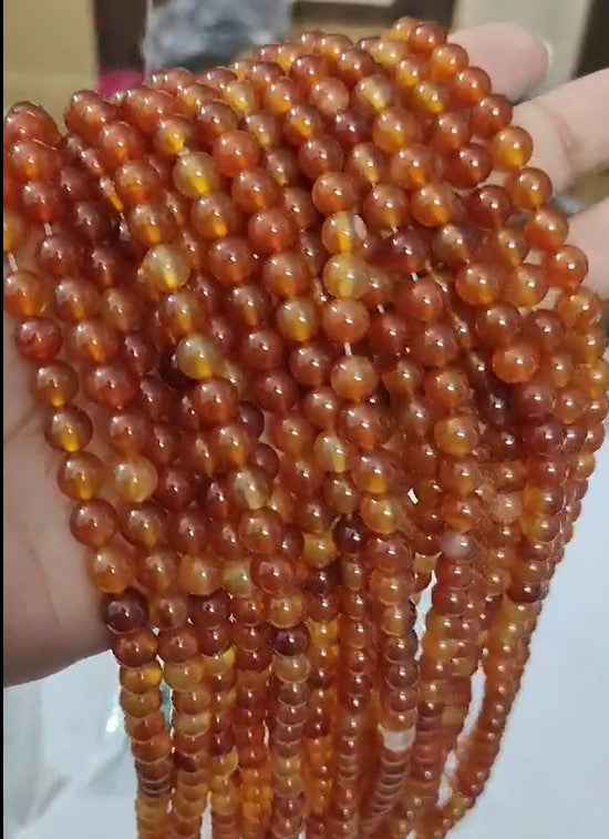 Carnelian Gemstone Beads-2