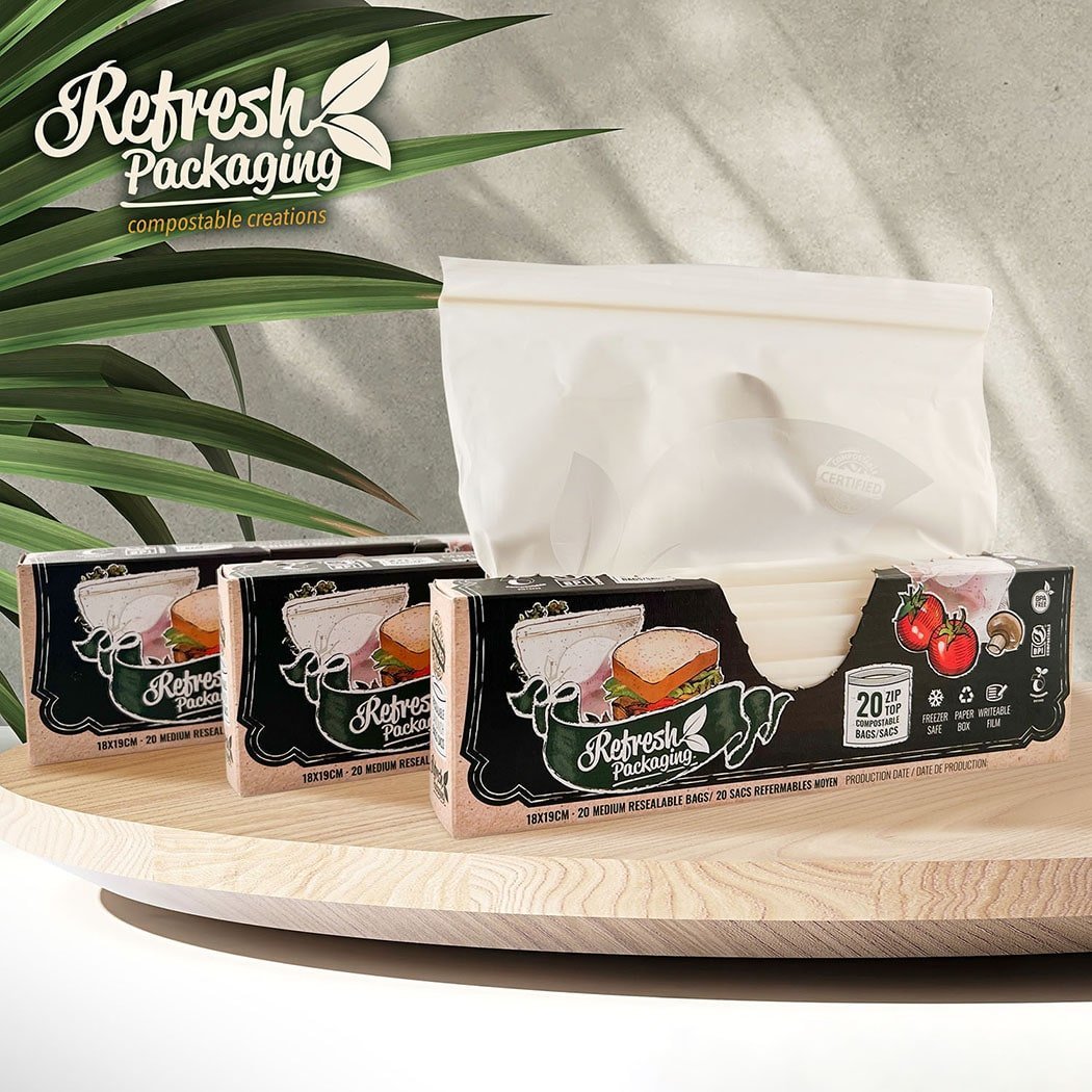 Compostable Zip-Top Bags