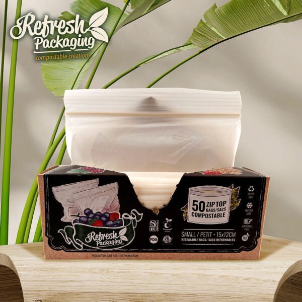 Compostable Zip-Top Bags
