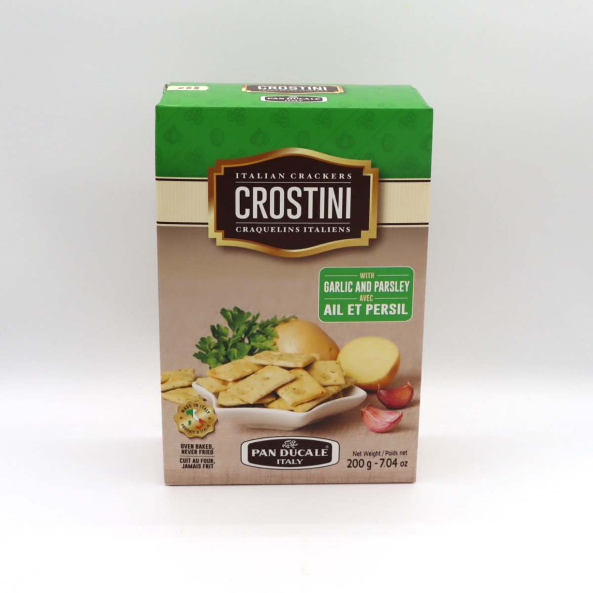 Crostini with Garlic and Parsley