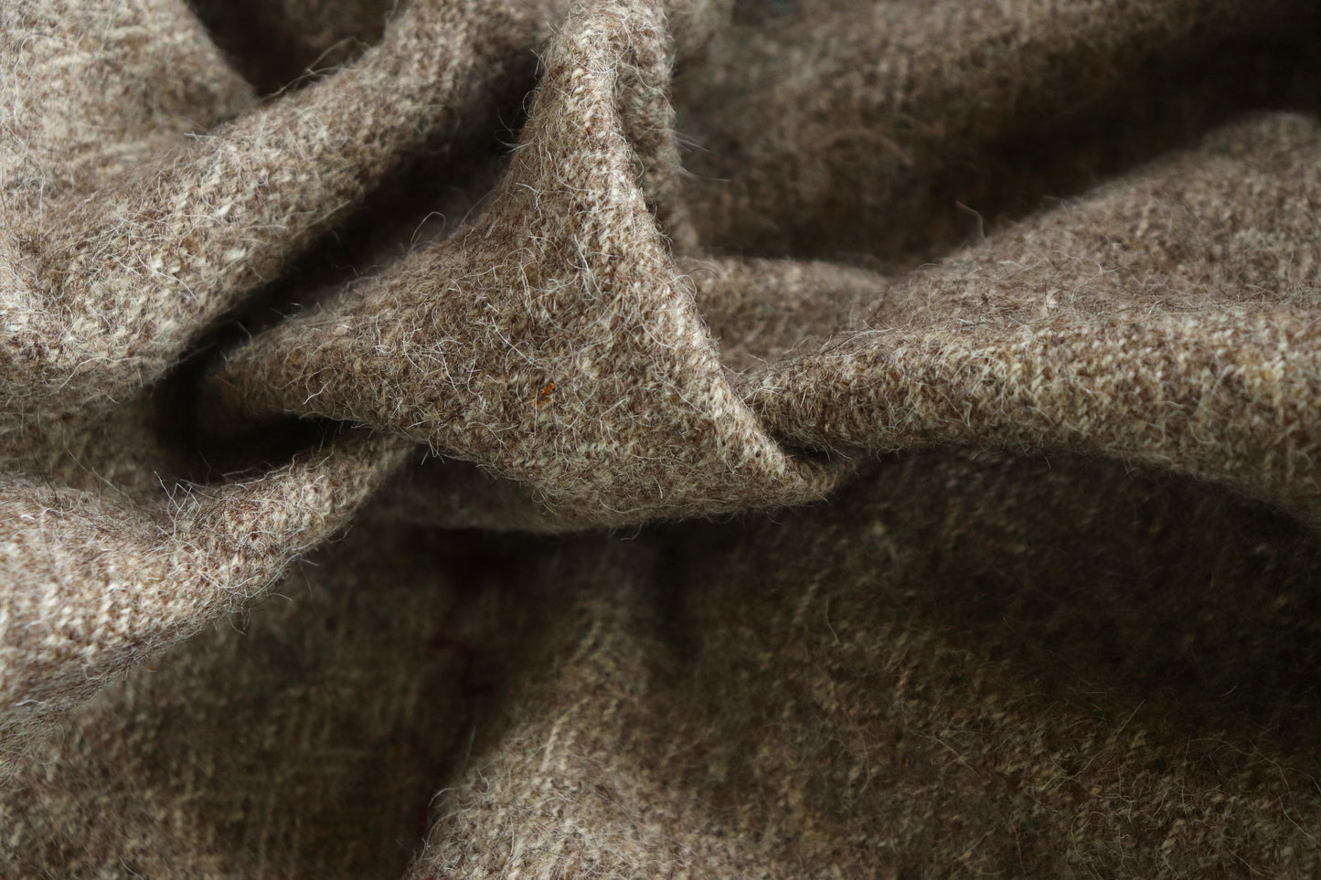 Organic Himalayan Sheep Wool Fabric | 79cm Wide | Greige Finish-1