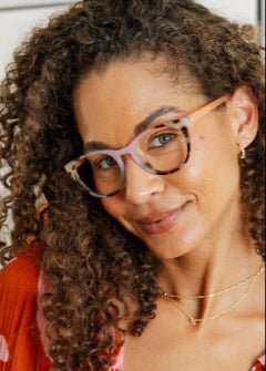 Ember Glasses - Chai Turquoise & Pink