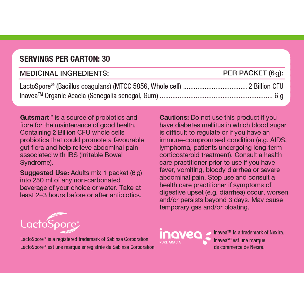 Fibre - GutSmart Prebiotic & Probiotic Formula