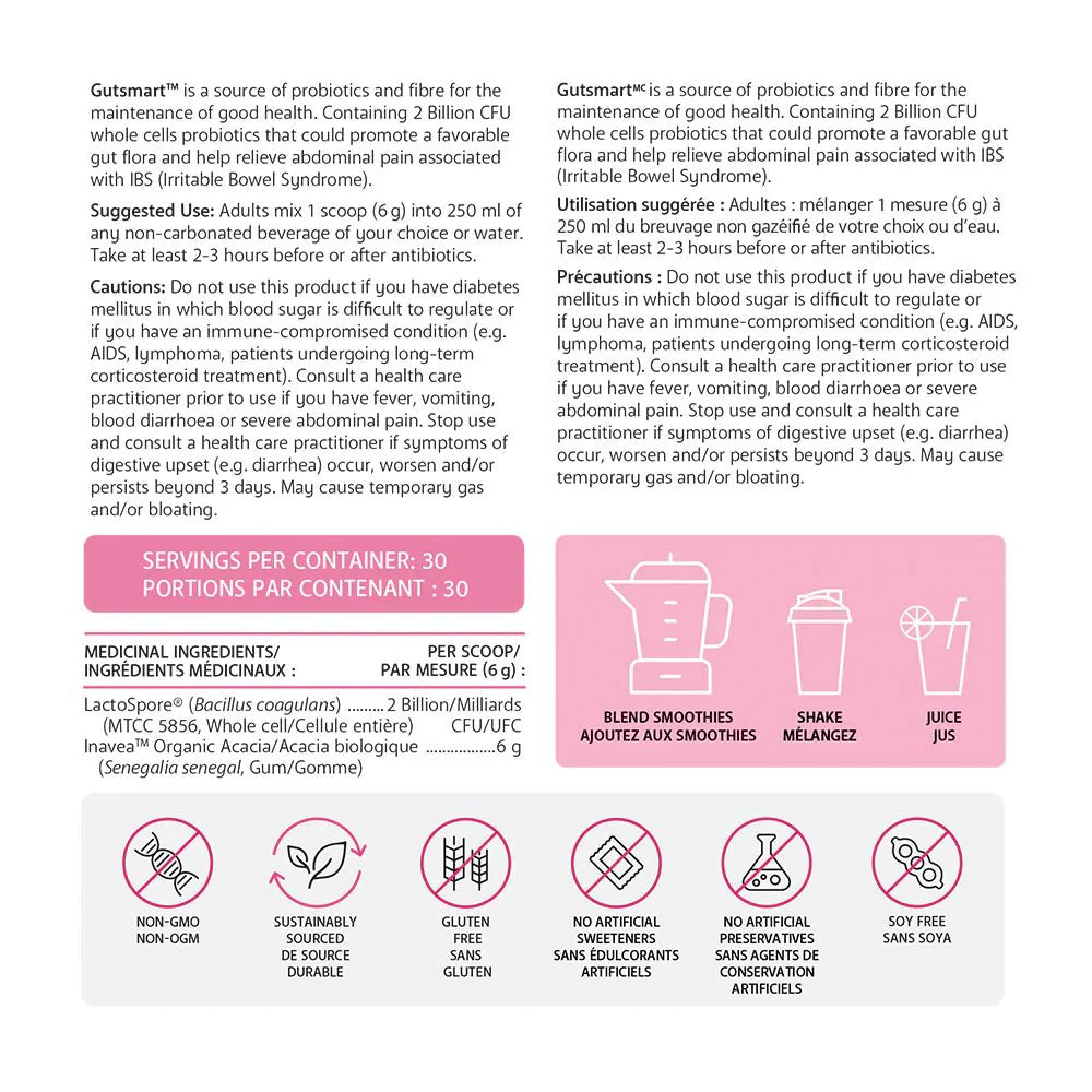 Fibre - GutSmart Prebiotic & Probiotic Formula