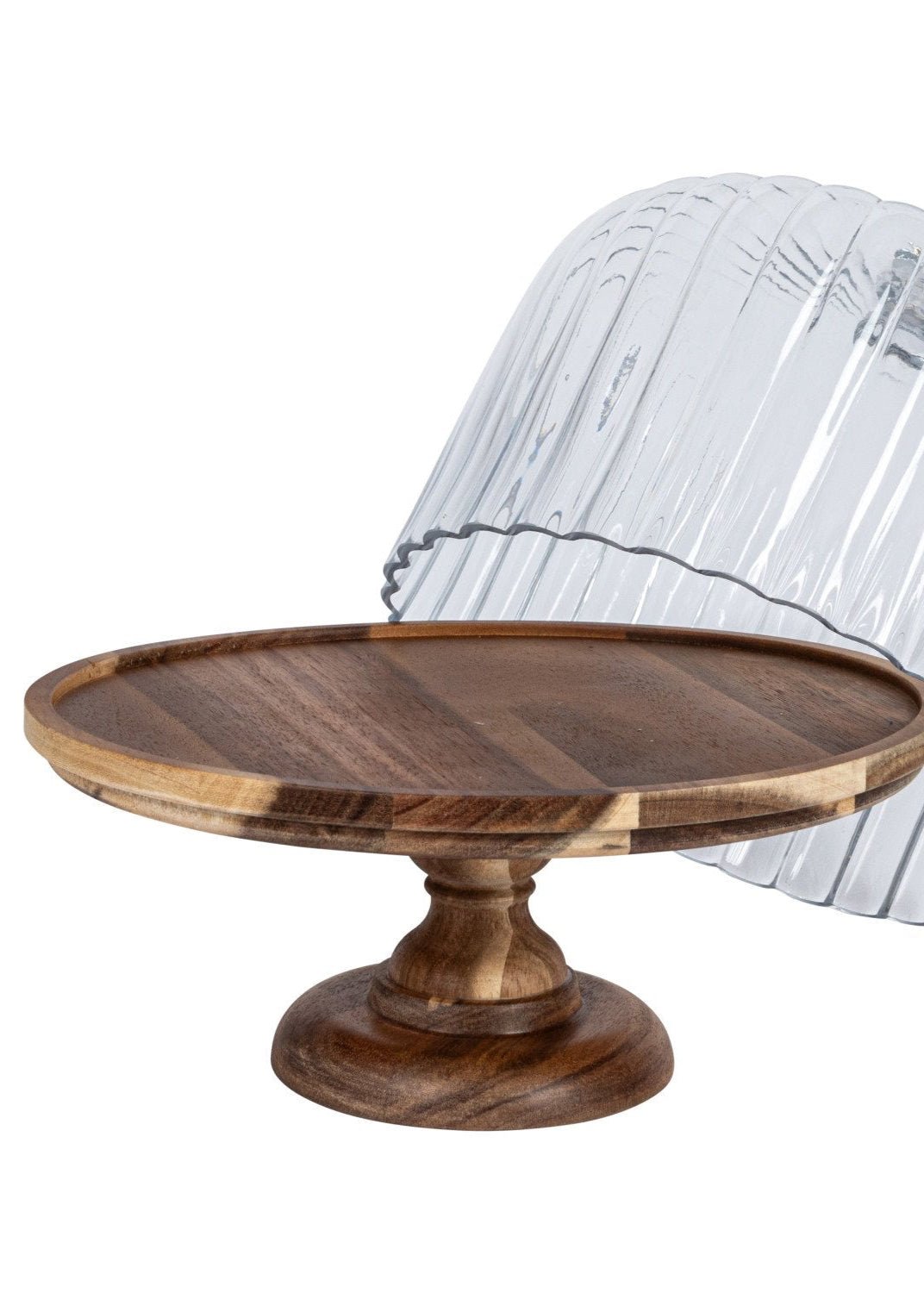 Fluted Glass Cloche