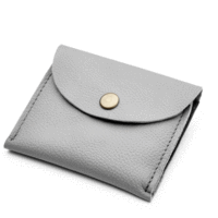 The Logan Upcycled Leather Coin Purse-0