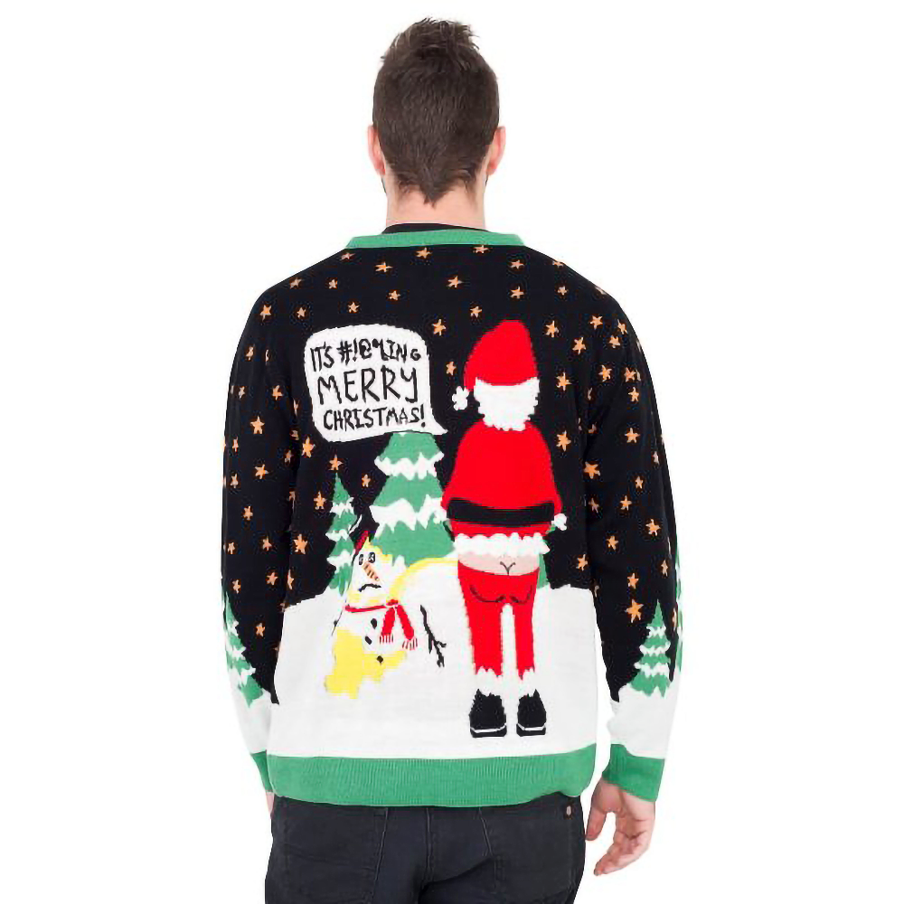 Ho Ho Ho It #!@%ING Merry  Sweater