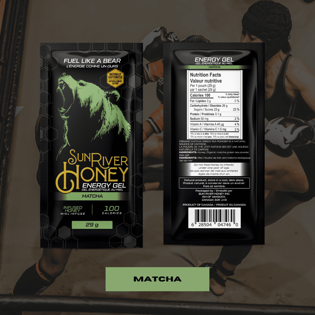 Honey Energy Gel Packs