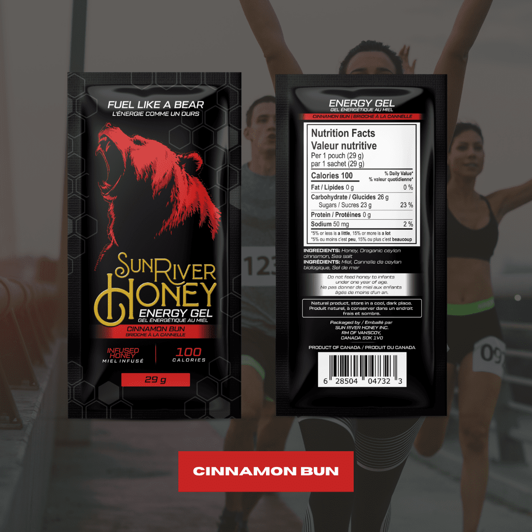 Honey Energy Gel Packs